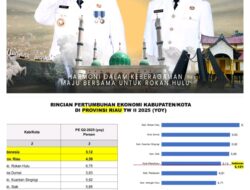 Rohul Catat Pertumbuhan Ekonomi Tertinggi di Riau, Bukti Kepemimpinan Visioner Bupati Anton dan Wabup Syafaruddin Poti