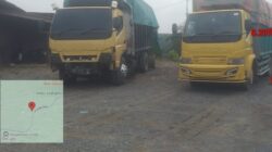 Sopir Kabur, Polsek Bunut Amankan Dua Truk Cold Diesel Bermuatan Kayu Diduga Hasil Pembalakan Liar